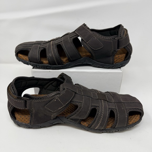 Nunn Bush Rio Bravo Fisherman Sandals Size 13M Brown 84799-200 Mens Comfort main image 9